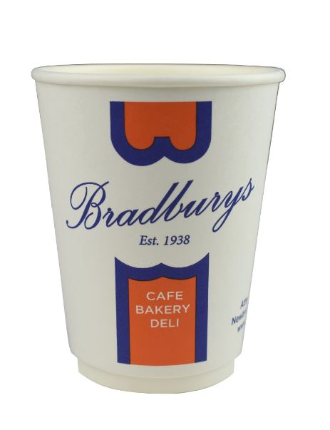 BRADBURYS 12OZ DW P2P CUP - 500